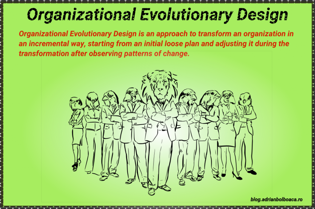 Organizational Evolutionary Design
